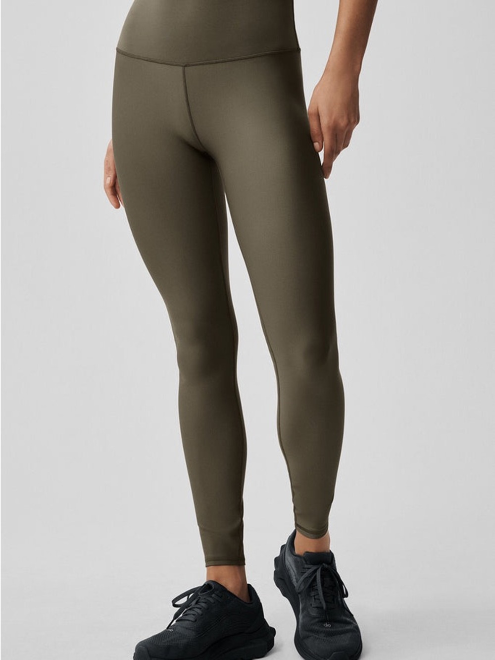 ALO Yoga High-Waist Olive Green Leggings